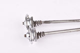 Campagnolo post CPSC quick release set Record and Super Record, #1001/3 and #1006/8x6 front and rear Skewer from the 1970s - 1980s