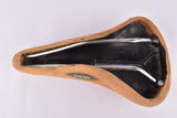 Light Brown Selle Ideale 2004 Super Confort Randonneuse Suede Leather Saddle from the late 1970s / 1980s