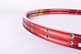 NOS Mavic Helium SUP UB Control red anodized Clincher Rim Set in 26"/571mm (650C) with 26 holes
