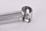 Silver MTB Stem in size 130mm with 25.4mm bar clamp size from the 1990s