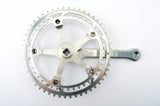 Campagnolo Super Record #1049/A no flute arm engraved logo crankset with 42/52 teeth and 170 length from 1986