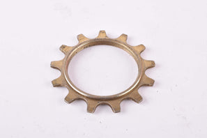 NOS Suntour golden steel Freewheel Cog, threaded on the inside, with 13 teeth from the 1970s / 80s