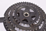 Black triple crankset with 48/38/28 teeth and chainguard in 170mm length from 1999