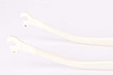 NOS 28" White Steel Fork with Eyelets for Fenders and Braze-on for a Dynamo