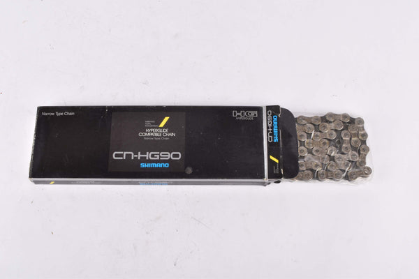 NOS/NIB Shimano Deore XT (XTR) #CN-HG90 (2-0631162157) Hyperglide (HG) Narrow Type Chain in 1/2" x 3/32" with 116 links from the 1990s