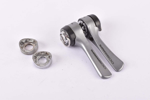 Shimano 600 Ultegra #SL-6400 indexed 7-speed braze on shifters from the late 1980s