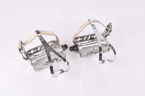 NOS Atom 440 Pedal Set with Reg Special Toe  Clips and white Leather straps from 1975