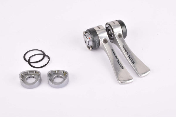 Shimano 105 #SL-1050 6-speed braze on Gear Lever Shifter Set from 1987