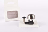 Mini Brass Bell with Clip, dark chrome