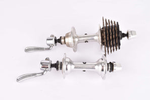 NOS Shimano 105 Golden Arrow #HB-F105, FH-R105 rear hubset incl. 6-speed cassette from the 1980s