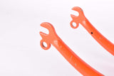 NOS Orange Peugeot Fork for integrated frame / fork locking system from the 1970s