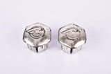 Silver Cinelli winged logo handlebar end plugs for Cinelli EXA Handlbar