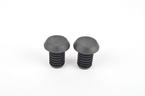 Black Bar End Handlebar plug set