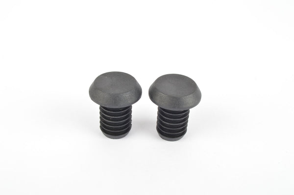 Black Bar End Handlebar plug set
