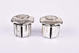 Silver Cinelli winged logo handlebar end plugs for Cinelli EXA Handlbar