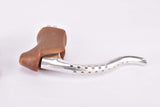NOS CLB Sulky Competition (polished) Brake lever set with brown hoods from the 1970s / 1980s (poignée course / promotion)