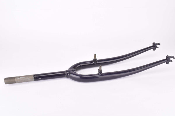 28" Dark Blue Trekking Steel Fork with Eyelets for Fenders and Rack