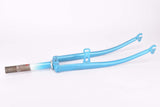 NOS 28" Turquoise Steel Fork with a Eyelets for Fenders and Braze-on for a Dynamo