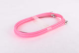 NOS/NIB Neon Pink C.I. (Casiraghi Industrial) Kit Freno Mountainbike #4058 Brake Cable Set for front and rear Shimano type cantilver brake from the 1990s
