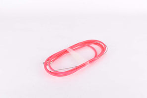 NOS Neon Pink C.I. (Casiraghi Industrial) Coppia Trasmissioni Corsa Fosforcenti #4065 Brake Cable Set for front and rear road bike type brake from the 1990s