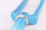 NOS 28" Turquoise Steel Fork with a Eyelets for Fenders and Braze-on for a Dynamo