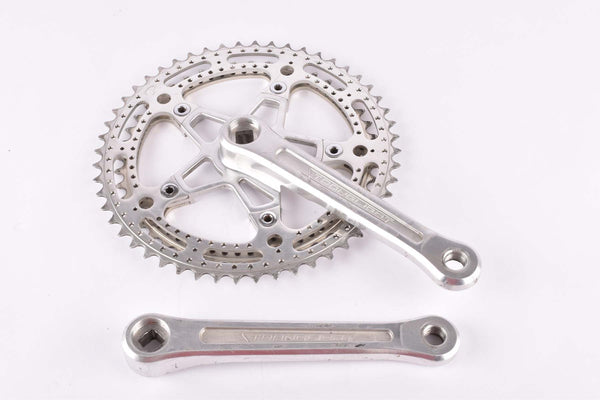 Stronglight 105 bis crankset with drilled chainrings 45/52 teeth and 170mm length from the 1970s - 1980s