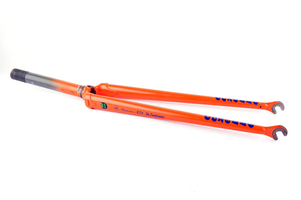 1" Gazelle Team R.T.V. De Zwaluwen straight steel fork with Reynolds 531 tubes from the 80s