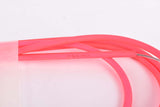 NOS Neon Pink C.I. (Casiraghi Industrial) Coppia Trasmissioni Corsa Fosforcenti #4065 Brake Cable Set for front and rear road bike type brake from the 1990s