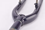 28" Dark Blue Trekking Steel Fork with Eyelets for Fenders and Rack