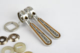 Campagnolo Record #1014 gold/black braze-on Shifter Levers from the 1960s - 80s
