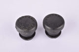 Black Peugeot handlebar end plugs