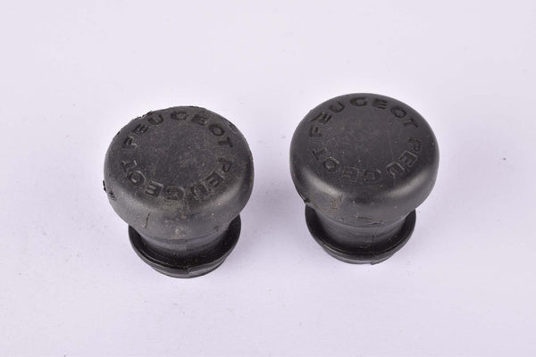 Black Peugeot handlebar end plugs