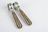 Campagnolo Record #1014 gold/black braze-on Shifter Levers from the 1960s - 80s