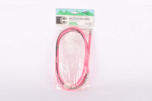 NOS Neon Pink C.I. (Casiraghi Industrial) Kit Cambio Mountain Bike Deragliatore #4063 Shifting Cable Set for front and rear derailleur from the 1990s