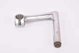 Curved Aluminium Made in France Stem in size 122mm with 25.4mm bar clamp size from the 1980s