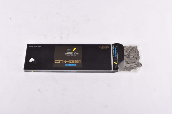 NOS/NIB Shimano Deore XT (XTR) #CN-HG91 (2-0661162357) Hyperglide (HG) Narrow Type Chain in 1/2" x 3/32" with 116 links from the 1990s