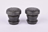 Black Peugeot handlebar end plugs