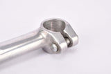 Curved Aluminium Made in France Stem in size 122mm with 25.4mm bar clamp size from the 1980s