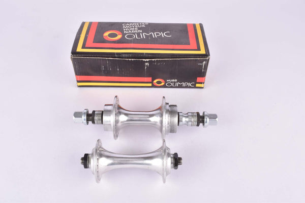 NOS/NIB Olimpic Hiperbolico Low Flange Hub Set with 36 holes and english thread from 1980s