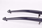 28" Dark Blue Trekking Steel Fork with Eyelets for Fenders and Rack