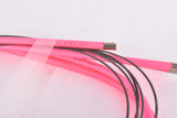 NOS Neon Pink C.I. (Casiraghi Industrial) Kit Cambio Mountain Bike Deragliatore #4063 Shifting Cable Set for front and rear derailleur from the 1990s