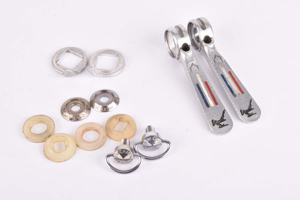 Campagnolo Record  #1014 panto Gazelle braze on Gear Lever Shifter Set from the 1980s