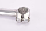 Curved Aluminium Made in France Stem in size 122mm with 25.4mm bar clamp size from the 1980s