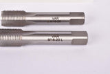 VAR tools Pedal Thread Taps Set (left and right) for crank arms #PE-04100-9/16 in 9/16"x20 tpi. and 9/16"x20 tpi. LH