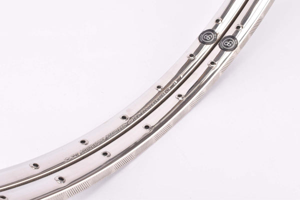 Van Schothorst Roestvrij Stainless Chromed Steel Clincher Rims in 28"x1 5/8" (622-18mm) with 36 holes in mint condition