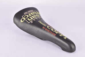 Black Fausto Coppi labled Selle San Marco Tuono Light Racing Pro No Slip System Saddle from 1996