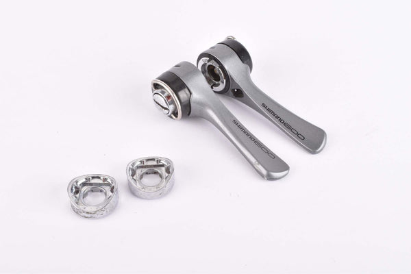 Shimano 600 Ultegra #SL-6400 indexed 7-speed braze on shifters from 1985