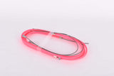 NOS Neon Pink C.I. (Casiraghi Industrial) Kit Freno Mountainbike #4060 Brake Cable Set for front and rear Shimano type cantilver brake from the 1990s