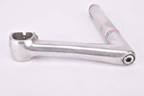 Curved Aluminium Made in France Stem in size 122mm with 25.4mm bar clamp size from the 1980s