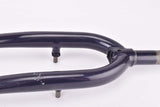 28" Dark Blue Trekking Steel Fork with Eyelets for Fenders and Rack